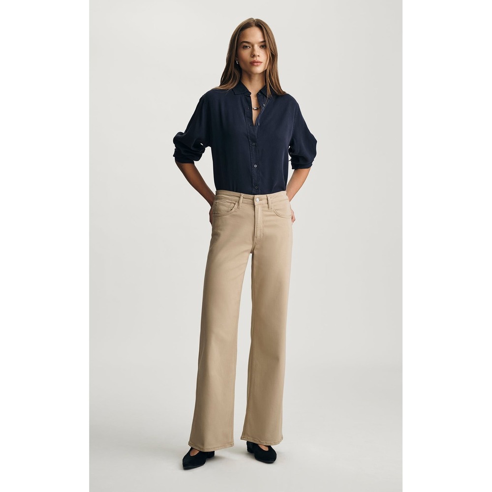 Mavi Alena High Rise Straight‎ Leg Pants Sand Beige Khaki 25/32 M1010624